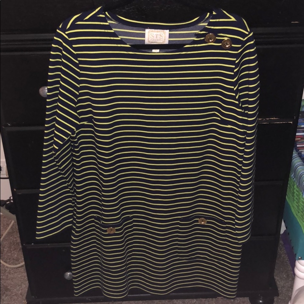 NWT Sail to Sable Striped Dress Size Large